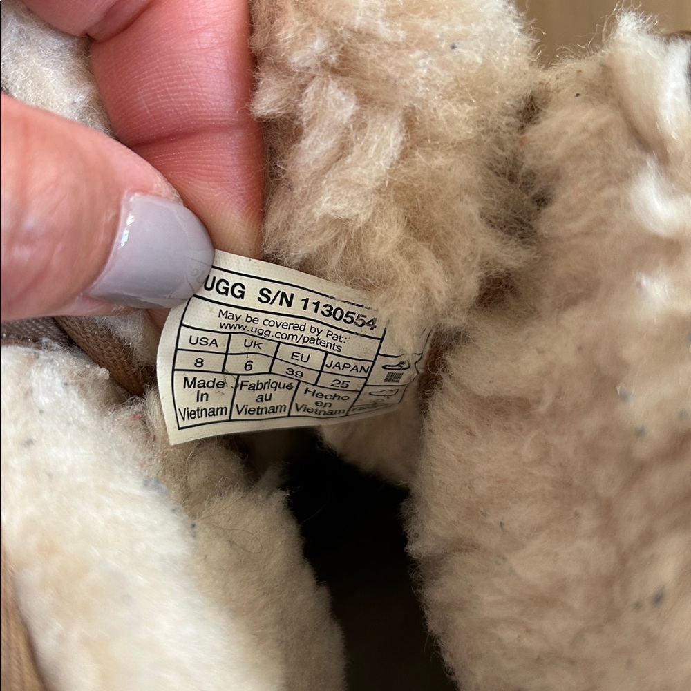 UGG Tan Neumel Platform Velcro Boots - Picture 9 of 14